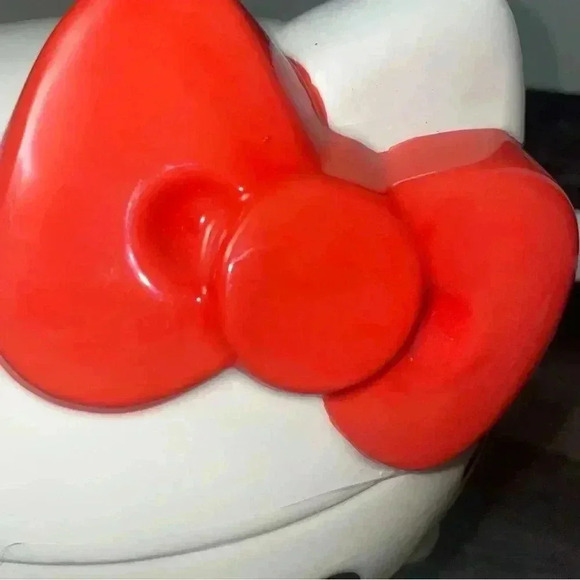 Hello Kitty Ceramic Christmas Tree Dress Cookie Jar NEW 2024 - Picture 5 of 12